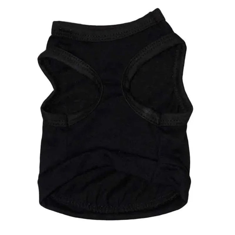 Police Suit Cosplay Dog Clothes Black Elastic Vest Puppy T-Shirt Coat Accessories Apparel Costumes Pet Clothes for Dogs Cats