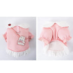 Luxury Dog Clothes for small Dogs Puppy Hoodie Dress for Bulldog Chihuahua Harness Sweatshirt Pets Costume Winter Dog Coat 2025