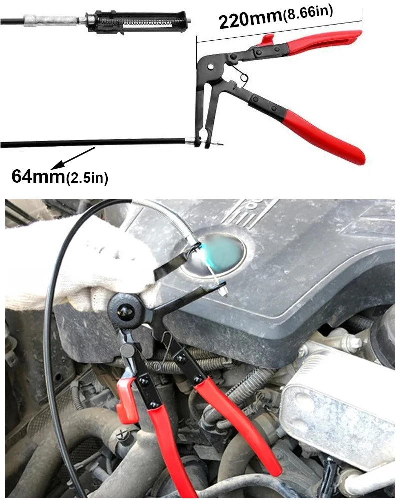 Water Pipe Hose Flat Band Ring Tube Clamps Repair Kit  Hose Clamp Pliers Removal  Tools  Pliers Car Repair Tool Removal Tool