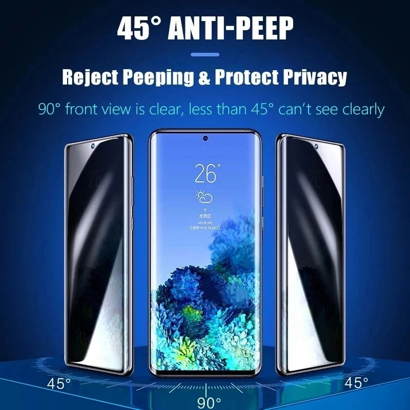 3Pcs For Privacy Hydrogel Film Xiaomi Redmi Note 13 4G Screen Redmi Note 13 Pro 5G Redmi Note 13 Pro Screen Protector Film
