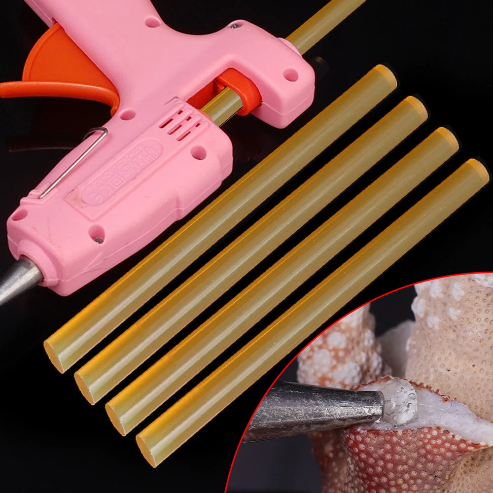 High Adhesion Hot Melt Glue Sticks 11mm 7mm Transparent Flexible EVA For Car Dent Repair Paintless Removal Crafting Tool Supply