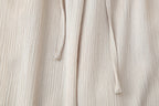 KWTX 2025 Spring Women’s Two Piece Set Solid Pleated V Neck Blazer & Wide Leg Pants Elegant Luxury High Quality Office Set