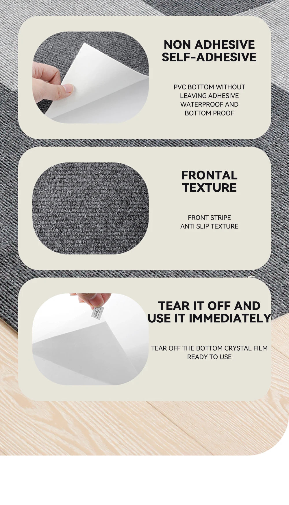 Cat Scraper Multifunctional Cat Supplies Self-adhesive Claw Sharpener Trimmable Scratching Post Cat Tree Tower Toy Accessories