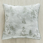 45X45CM Green Retro Throw Pillow Cover French Light Luxury Stamping Waist Cushion Cover Decor Home Decorative Pillowcase