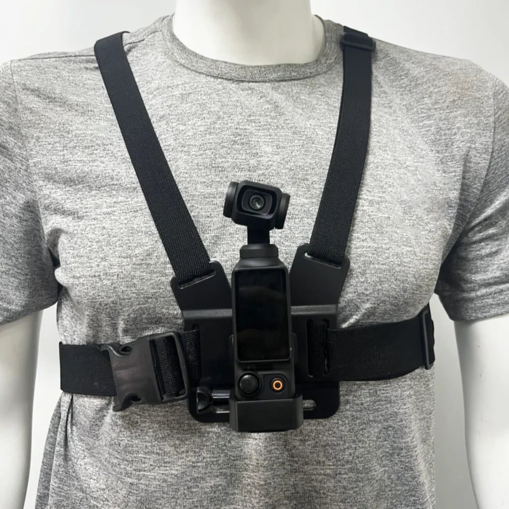 Chest Harness Mount Strap Expansion Adapter Fixed Frame Bracket For DJI OSMO Pocket 3 Action Camera Accessories