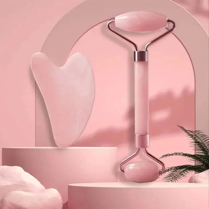 Face And Neck Massage Relax Roller Scraper Ladies Scratch Double End Massage Sticks Relax And Relax Non-ross Crystal Jade