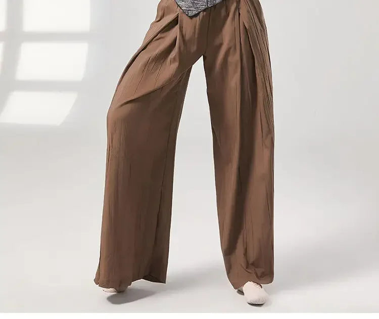 Modern Dance Practice Suit New Wide-leg Pants Chinese Classical Dance Suit Shape Female Teacher Dance Pants in Class