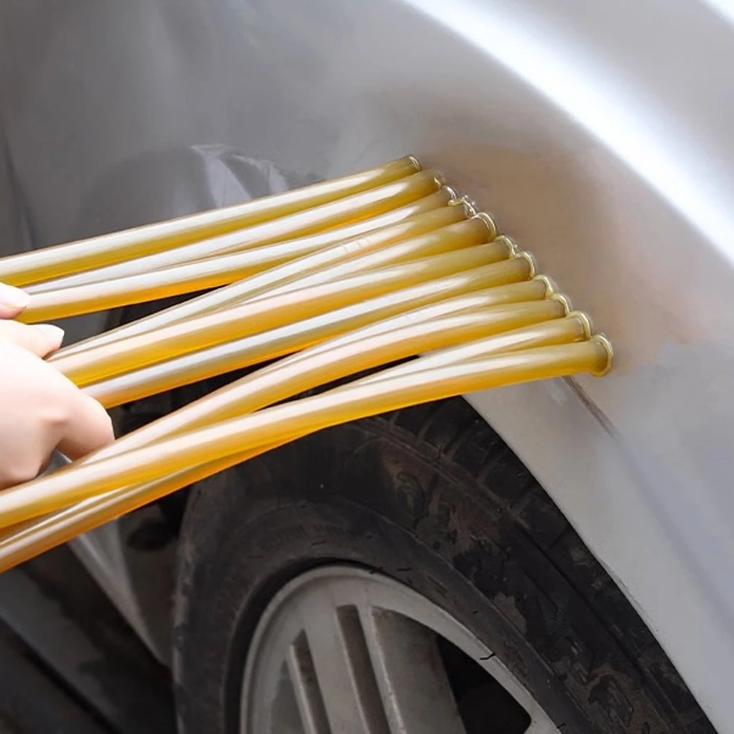 High Adhesion Hot Melt Glue Sticks 11mm 7mm Transparent Flexible EVA For Car Dent Repair Paintless Removal Crafting Tool Supply