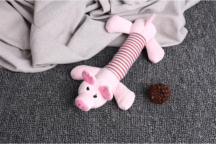 Pet Dog Toy Squeak Plush Toy For Dogs Supplies Fit for All Puppy Pet Sound Toy Funny Durable Chew Molar Cute Toy Pets Supplies