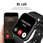 LAXASFIT 2025 New Smartwatch For Men Android IOS 1.73" Screen Bluetooth Call Blood Oxygen Pressure Monitoring Smart Watch Women