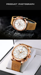 FORSINING Men Watches Automatic Mechanical Watch Luxury Gold Clock Genuine Leather Waterproof Watch Men Military Wristwatch Man