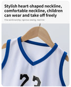 2/4 Pieces Of Summer Children's Quick-drying Sports Suit Boys Running Vest girls Casual Joker Shorts Breathable Short Sleeves