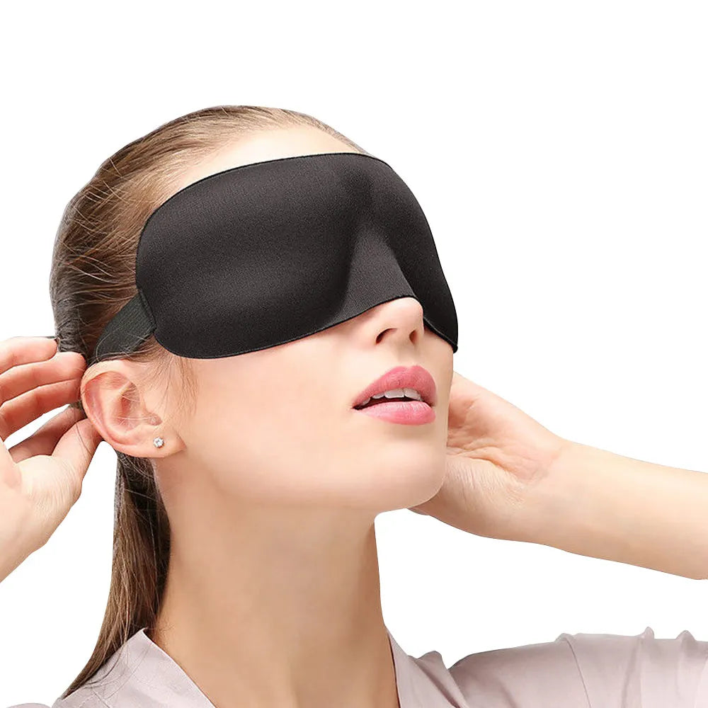 50pcs 3D Sleeping Mask Eye Mask Eyepatch Eye Shade Cover Block Out Light Soft Eye Care for Travel Home Use mascara para dormir