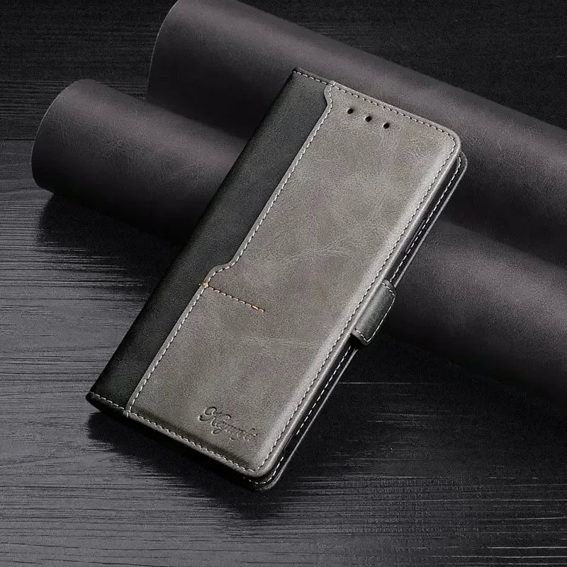 Business Leather Flip Case for POCO X7 Pro Protect Cover Side Magnetic Case for Xiaomi Poco X7 M7 Pro C75 With Card Slots Funda