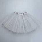 Girl Elastic Ballet Dancewear Tutus Mini Skirt For Birthday Party Dance 3 Layer Tulle Tutu Skirt for Kids Princess 2-8Y Girls