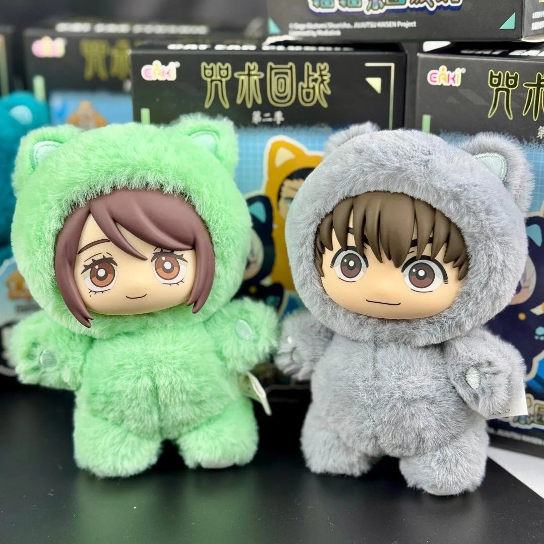 Eaki Genuine Jujutsu Kaisen Season 2 Gojo Satoru Cat Park Party Blind Box Doll Pendant Collectible Toy Model Gift in Stock