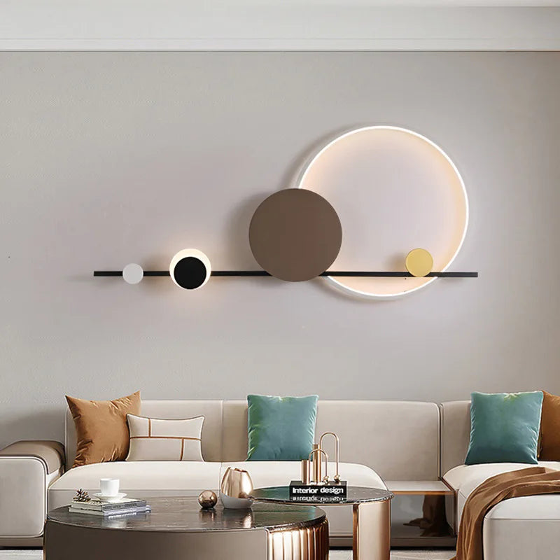 Creative LED Wall Lights Hotel Lobby Living Room Bedroom Wall Lamps Modern Simple Stairs Aisles  Home Indoor Lighting Decor Lamp
