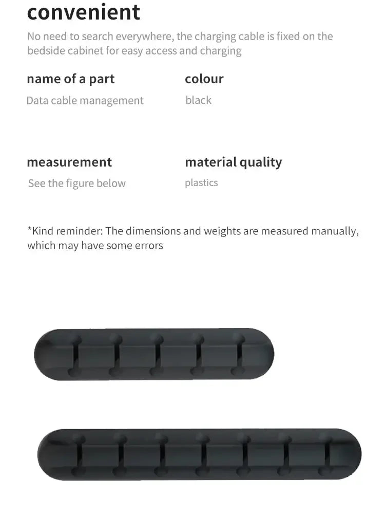 Self-Adhesive Power Cord Cord Manager Fixed Chuck Plug Mouse Cable Headset Winder Mobile Phone Data Cable Card Silicone Desktop
