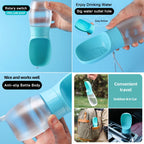 500ml Big Dog Water Bottle Portable Drinking Bowl For Small Medium Dogs Cat Travel Hiking Puppy Pet Water Dispenser Cup Labrodor