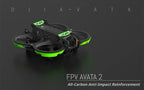 Real Carbon Fiber for Dji Avata 2 Full Protection Lightweight Anti-Fall Drone Guard Armor Protective Armor Kit Drone Accessories