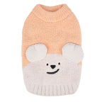 Warm Dog Sweaters Soft Comfortable Fleece Pet Sweaters for Small Dogs Cute Bear Puppy Knitted Coat for Chihuahua Maltese Bichon
