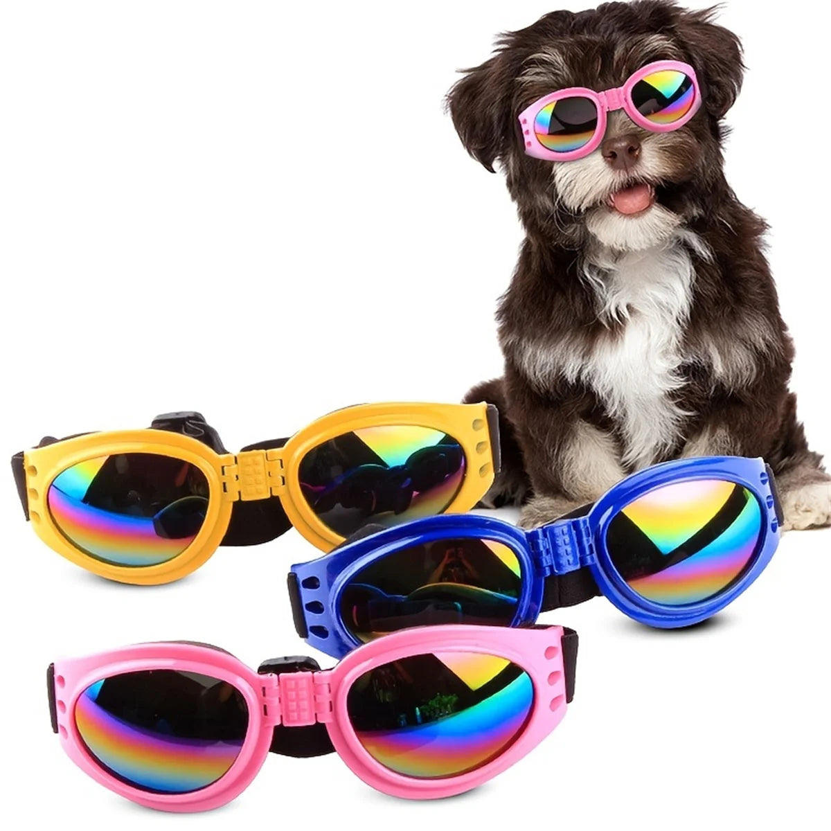 Cool Foldable Pet Sunglasses - Dog Glasses For Outdoor And Sun Protection - Pet Accessories For Dogs & Cats