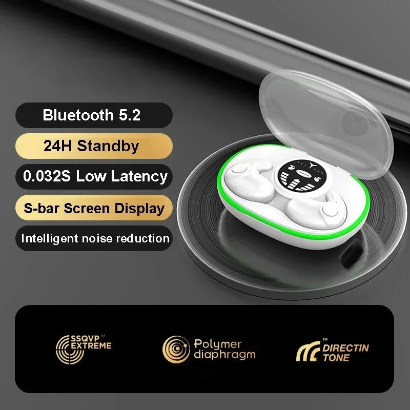 Invisible Sleep Earphones Bluetooth 5.3 Headphones TWS Wireless Stereo Noise Reduction Earbuds Gaming Headsets for XIAOMI iPhone