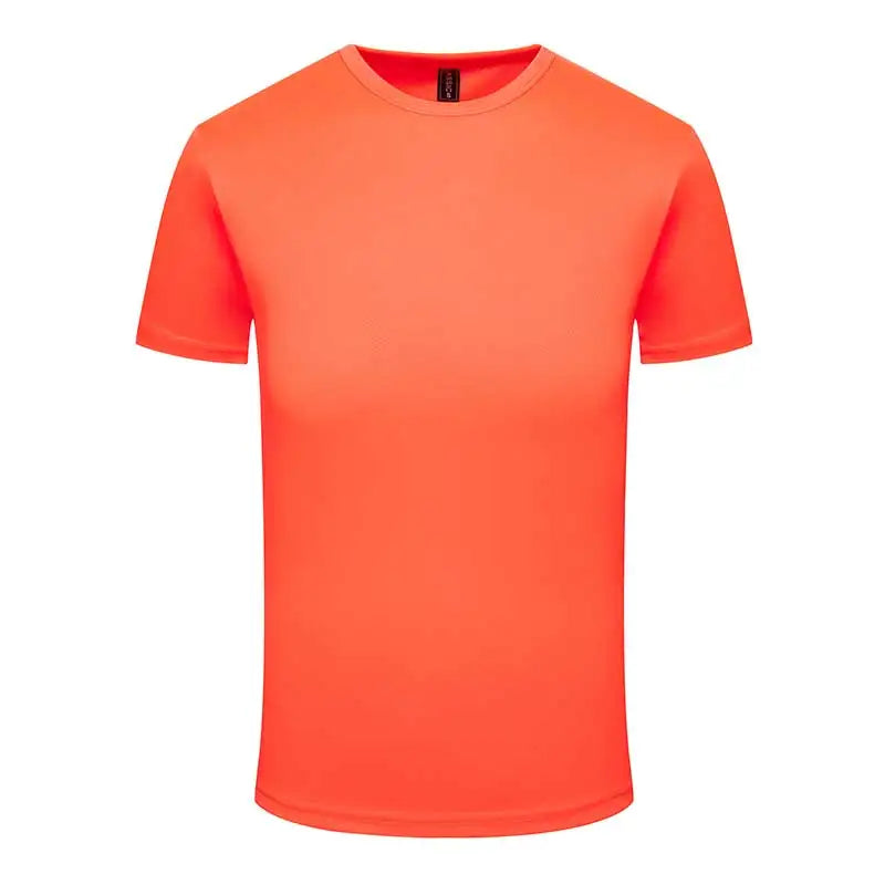 Multicolor Quick Dry T Shirt Summer Short Sleeve Fitness Shirt Running Football Jersey Training Workout Breathable Sportswear