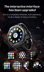 LIGE New 1.43 inch AMOLED Screen Smart Watch 525mAh Big Battery BT Call IPX8-5ATM Waterproof Sports Health Monitoring Smartwatch