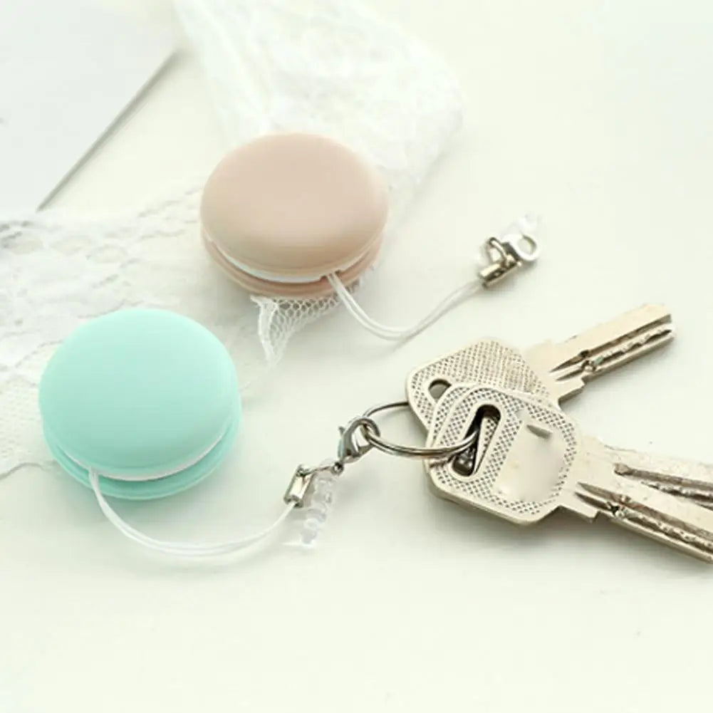 Cell Phone Screen Wipe Macaron Shape Cleaning Cloth Pendant Multifunction Cleaning Tools Glasses Lens Cleaner Key Pendant Gift