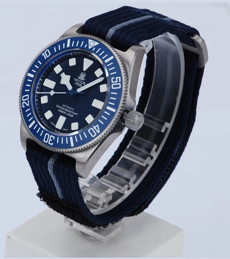 Tactical Frog Titanium Watch FXD Diving 42mm NH35 Automatic Mechanical Movement Sapphire BGW9 Luminous 200M Dive Men Wristwatch