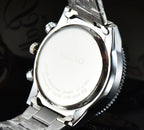 SEIKO Men's Sports Quartz Waterproof Watch, Multifunctional Dial Luminous Hands and Markers, Stainless Steel or Rubber Strap.