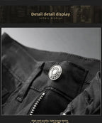 WhiteJeans Men's High-End European Style Jeans Lightweight Luxury Trendy Long Pants Business Casual Pants For Spring 2024