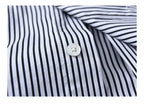 2025 Spring Summer New Casual Striped Cotton Short Sleeve Shirts for Men Clothing Soft Turn-down Collar Shirts DCC03