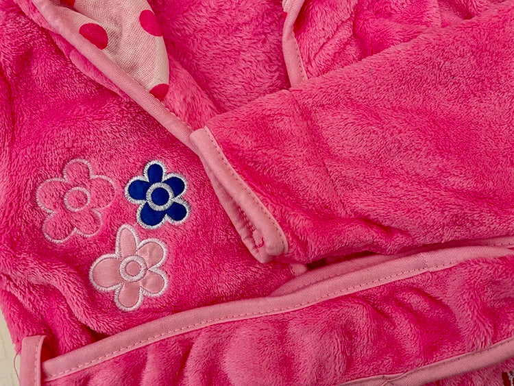 New Autumn and Winter Children Pijama Minnie Infantil Kids Warm Pajama Girl flannel Pyjamas Baby Girls Animal Sleepwear Robe