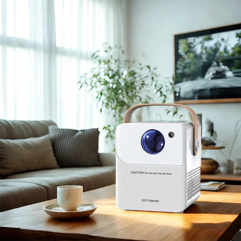 Portable Projector 4k 1920*1080P HD Resolution Intelligent Control 5G WiFi BT5.0 Home Theater Beamer Outdoor Movie LED Projector
