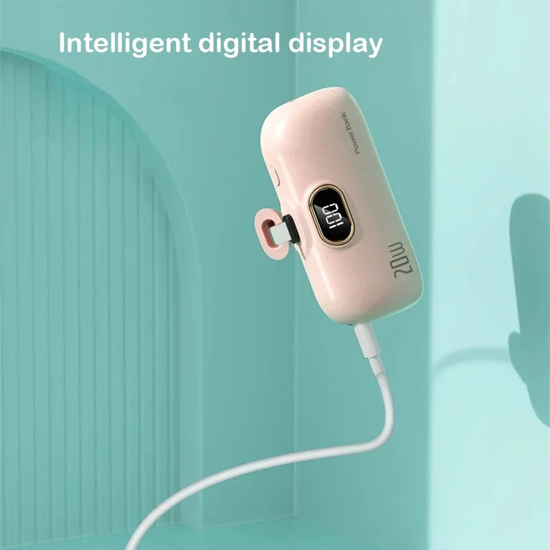 Oneplus  Mini Capsule 30000mAh Power Bank Portable Mobile Power Supply Emergency External Battery Fast Charger For iPhone Xiaomi