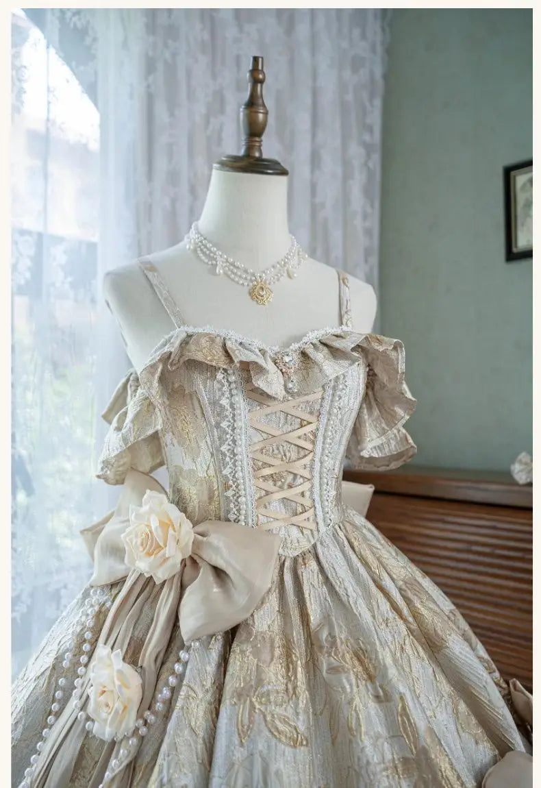 Japan Pink Lolita Wedding Floor-Length Dress Gorgeous Adult Formal Dress Heavy Industry 2024 New