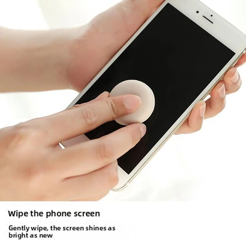 Cell Phone Screen Wipe Macaron Shape Cleaning Cloth Pendant Multifunction Cleaning Tools Glasses Lens Cleaner Key Pendant Gift