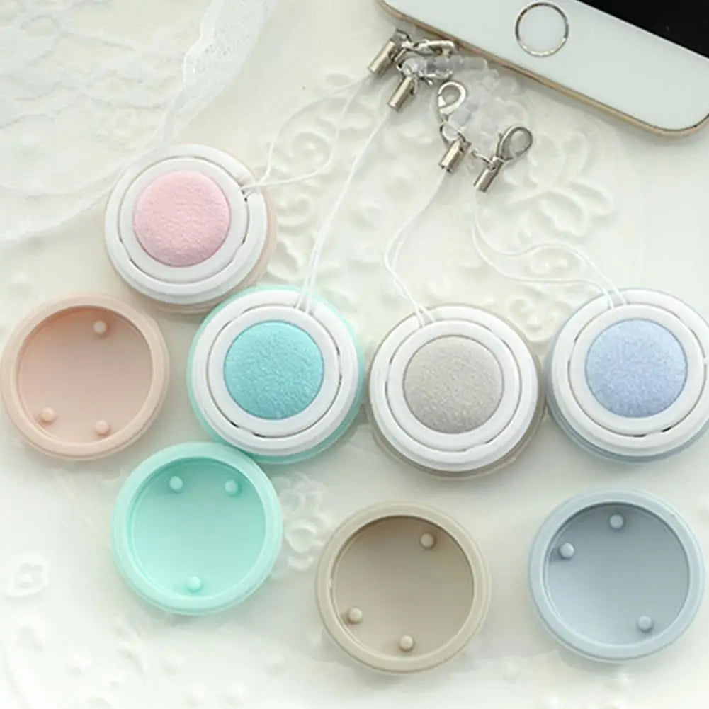 Cell Phone Screen Wipe Macaron Shape Cleaning Cloth Pendant Multifunction Cleaning Tools Glasses Lens Cleaner Key Pendant Gift