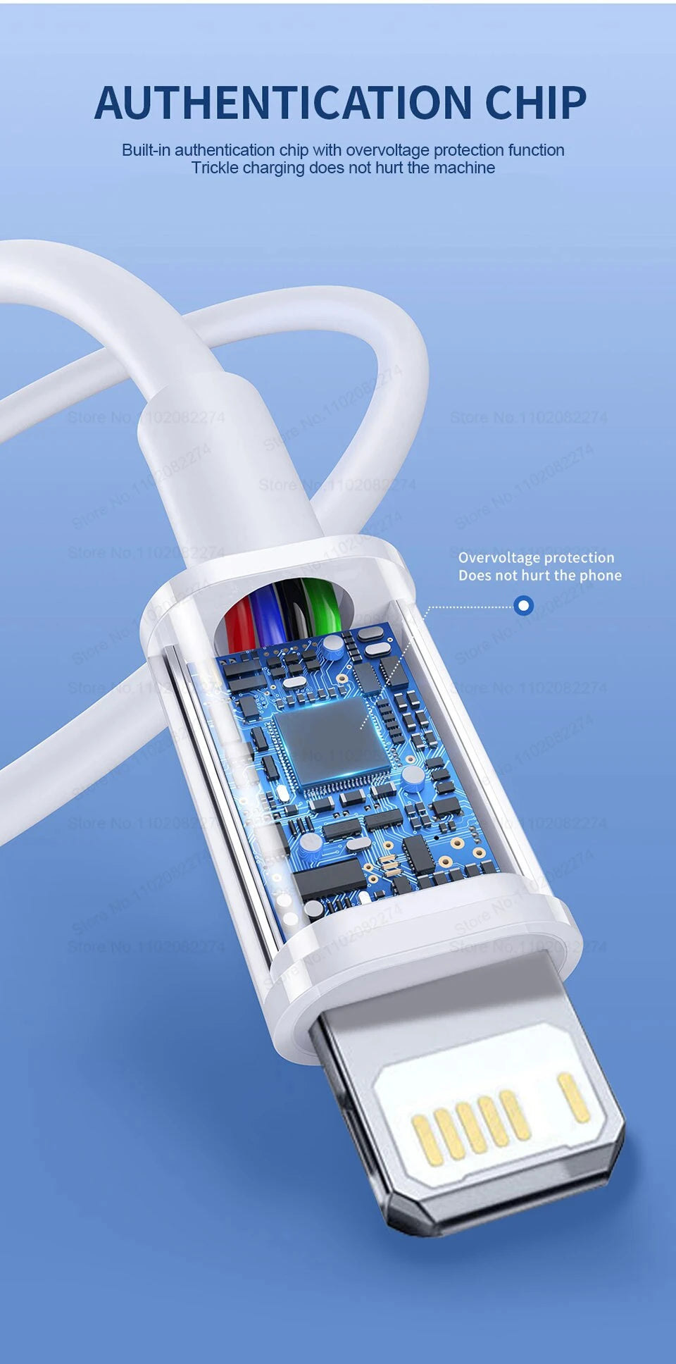 PD 35W USB Cable For iPhone 16 15 14 13 12 11 Pro Max 7 8 Plus XS XR Fast Charging USB C Cables 2M Date Wire Charger Accessories