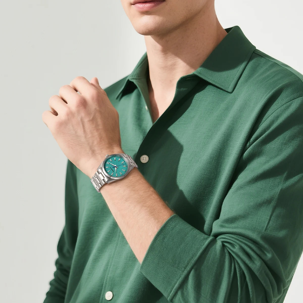 BERNY Watches for Men Luminous AR Sapphire Classic Dress Business Quartz Men's Watch 10ATM Elegant Fashion Casual Wristwatch