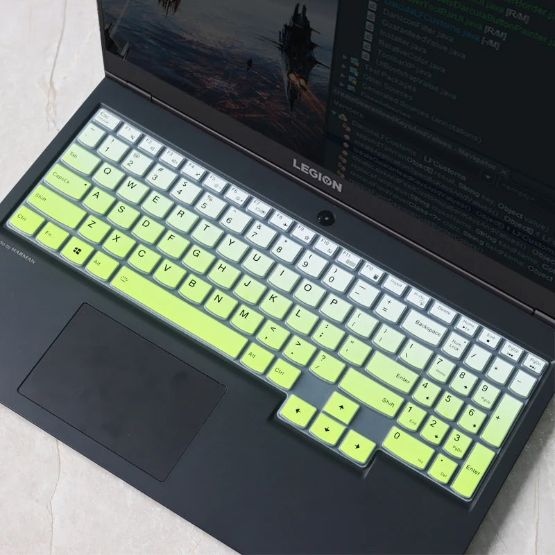 For LENOVO LEGION 5 5i 2021 15.6  inch (15'') LEGION 5 PRO 16 inch (16")  laptop  Silicone laptop keyboard cover skin