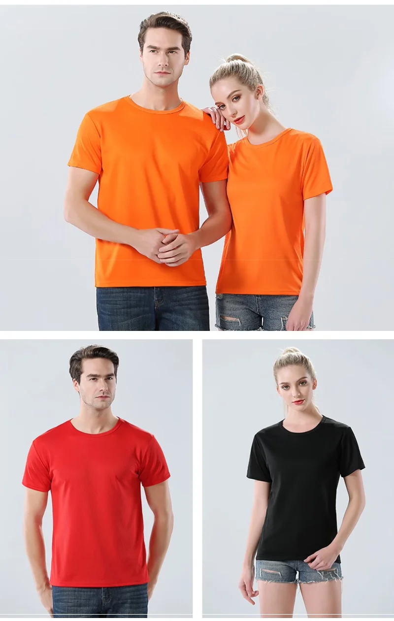Multicolor Quick Dry T Shirt Summer Short Sleeve Fitness Shirt Running Football Jersey Training Workout Breathable Sportswear