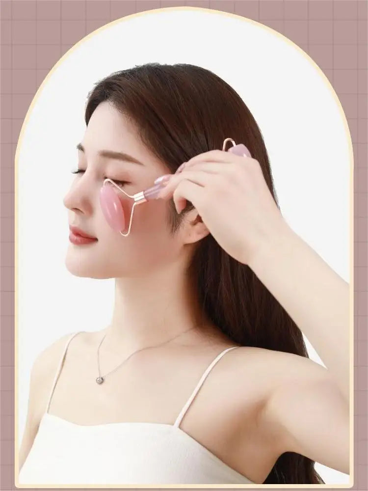 Face And Neck Massage Relax Roller Scraper Ladies Scratch Double End Massage Sticks Relax And Relax Non-ross Crystal Jade