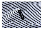2025 Spring Summer New Casual Striped Cotton Short Sleeve Shirts for Men Clothing Soft Turn-down Collar Shirts DCC03