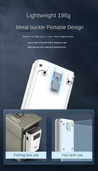 Aquarium Fish Tank Oxygen Pump Charging Dual-Purpose Air Pump Usb Lithium Battery Household Portable Fishing Mute 6000mA Outdoor