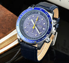 SEIKO Men's Sports Quartz Waterproof Watch, Multifunctional Dial Luminous Hands and Markers, Stainless Steel or Rubber Strap.