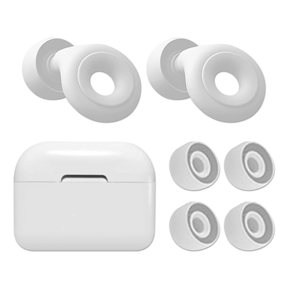 Silicone Ring Sleep Soundproof Earplugs Anti Noise Reduction 5 dB Noise Ring Earplug Mute Earplugs Adjustable Earphone Mute Tool