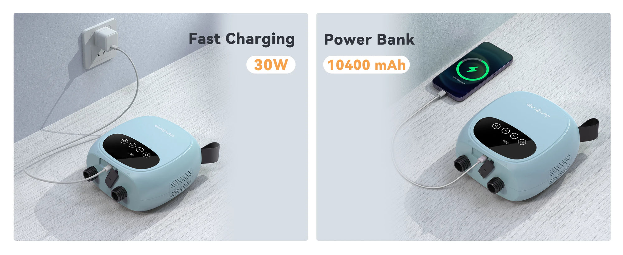 Electric 20PSI SUP Pump 38.48Wh Battery Paddle Board Inflation Deflation for Kayak Boat Surfing Board Stand Up Paddle